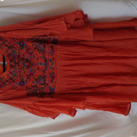 Umgee Dresses & Skirts - Umgee dress size 2XL, light orange with decorative chest, New Without Tags
